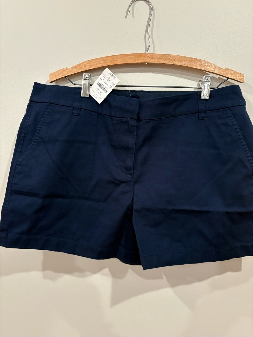 Women’s Jcrew Navy Blue Chino Shorts NWT